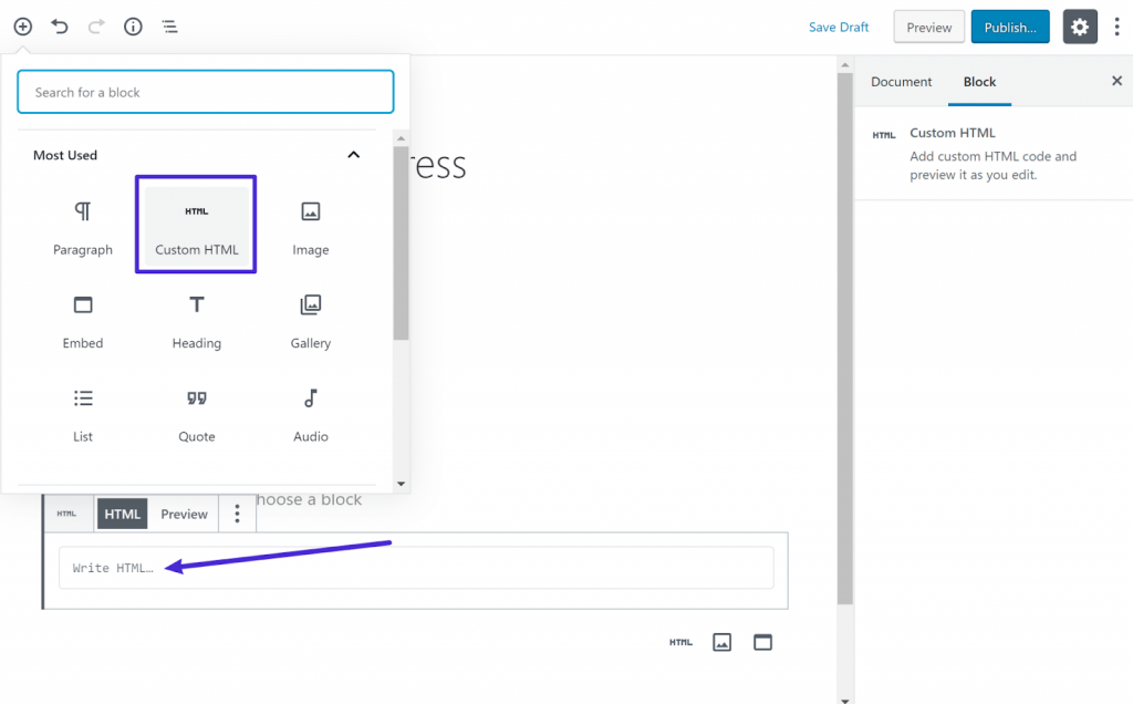 Custom HTML Element