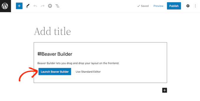 Adding Beaver Builder 